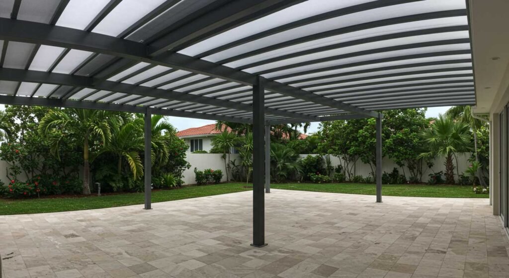 Aluminum Pergola Installation in Miami