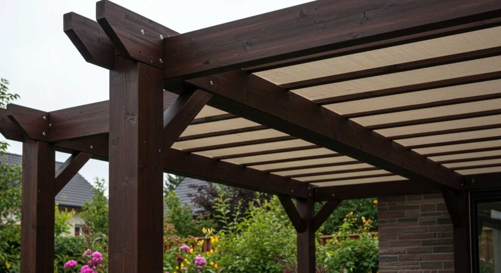 Modern Pergola Installation