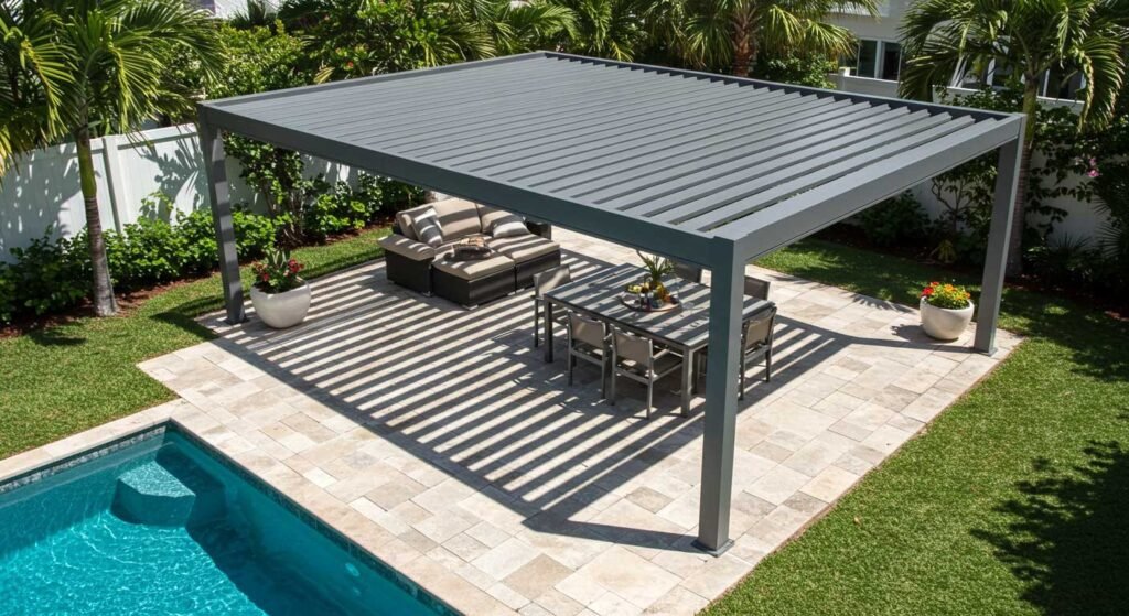 Aluminum Pergolas Installation