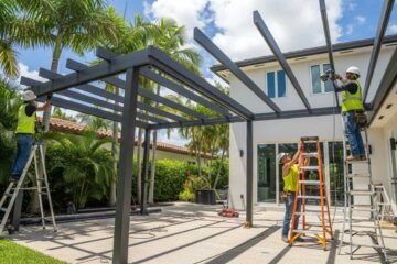 Modern Pergola Miami: Sun & Heat Protection with Installation Guarantee