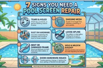 7 Signs You Need a Pool Screen Repair Near Me | Palacios Screens