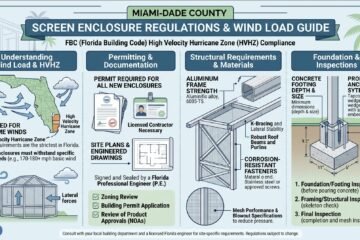 Miami-Dade Screen Enclosure Regulations & Wind Load Guide