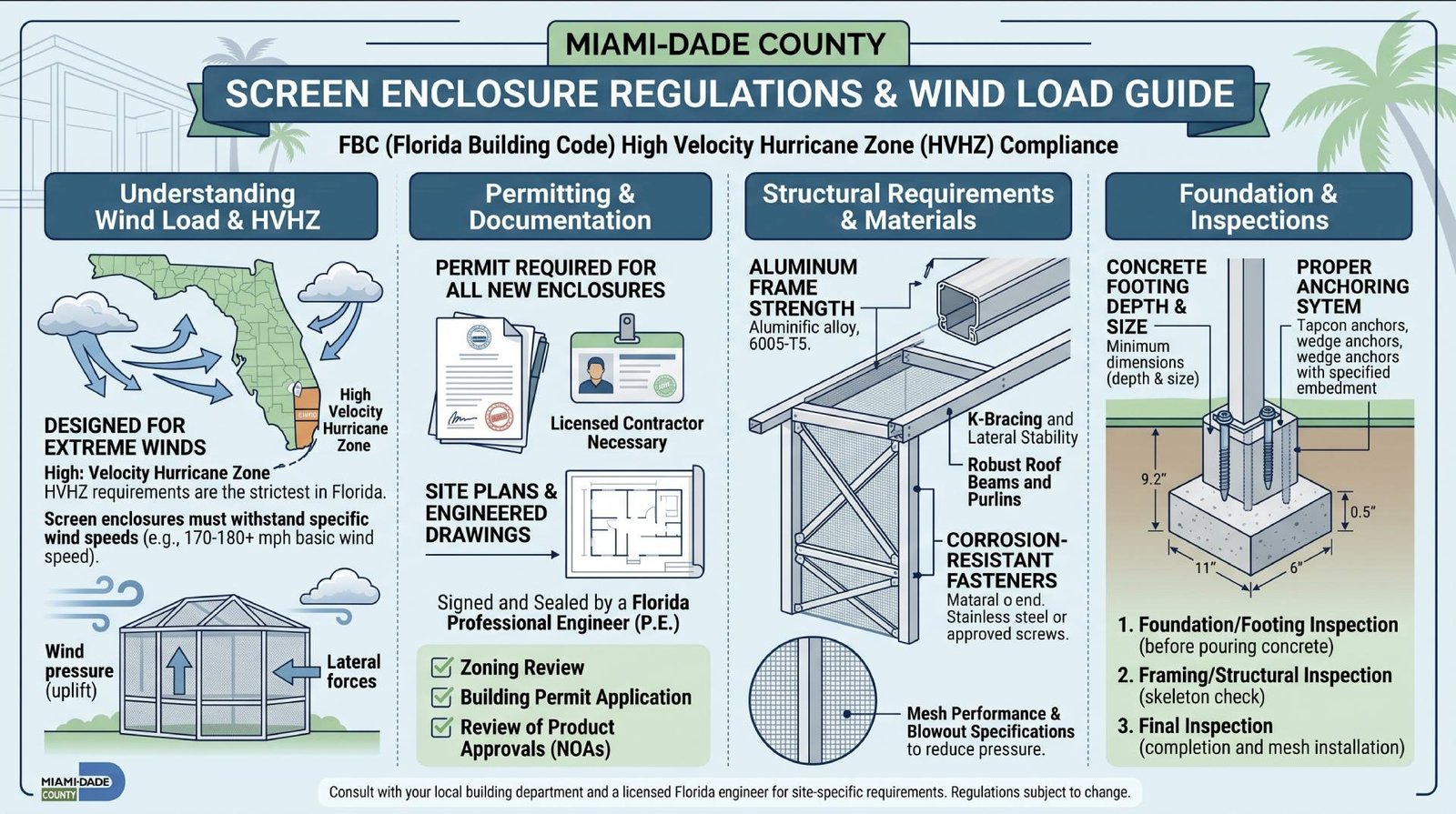 Engineered airflow paths allow high-velocity wind to pass through the structure rather than pushing it over.