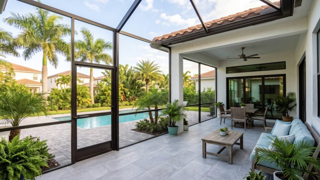 Miami Screen and Enclosures Installation - Palacios Screens