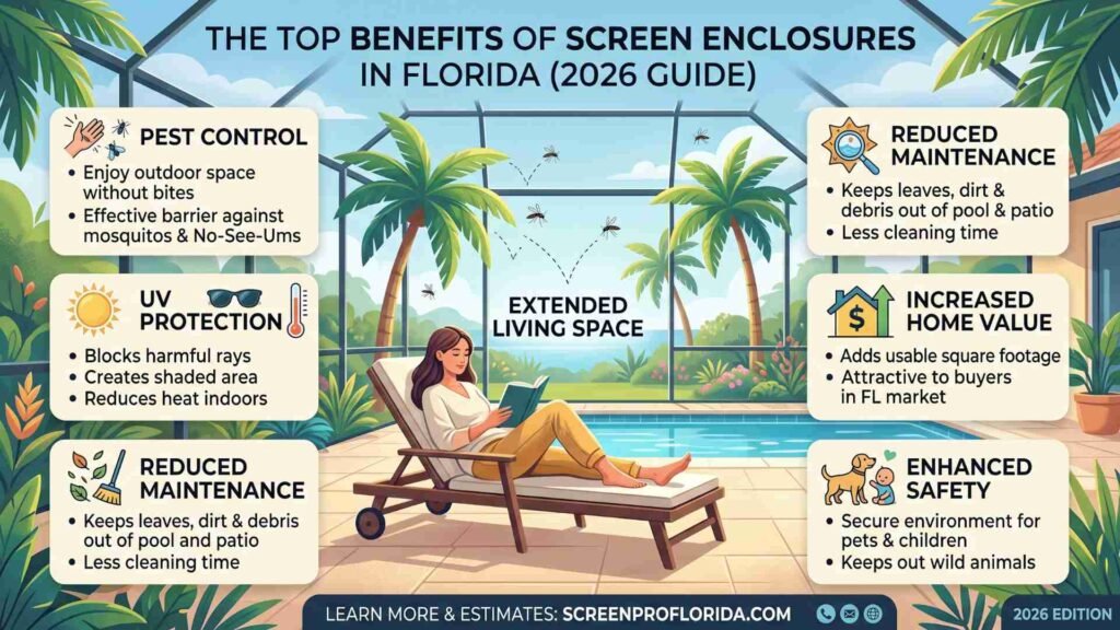 The Top Benefits of Screen Enclosures in Florida (2026 Guide)